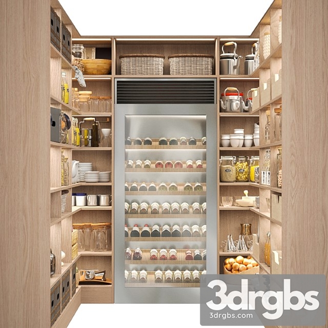 Pantry with spices, kitchen utensils - thumbnail 1