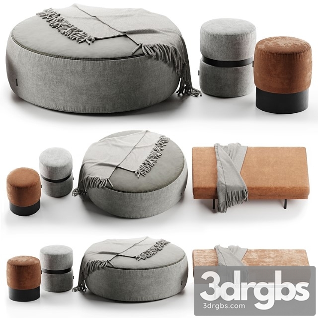 Set pouf laskasas - thumbnail 1