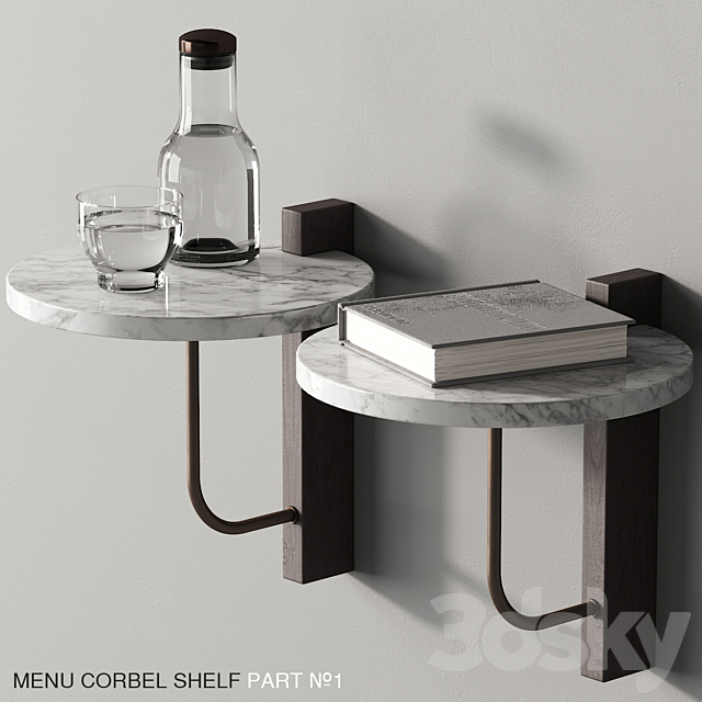 139 Menu Corbel Shelf by Kroyer Saetter Lassen P01 3ds Max - thumbnail 1