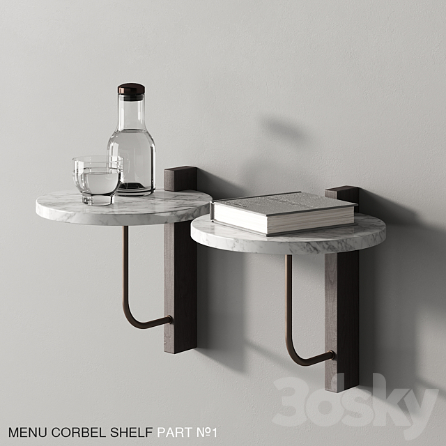 139 Menu Corbel Shelf by Kroyer Saetter Lassen P01 3ds Max - thumbnail 2