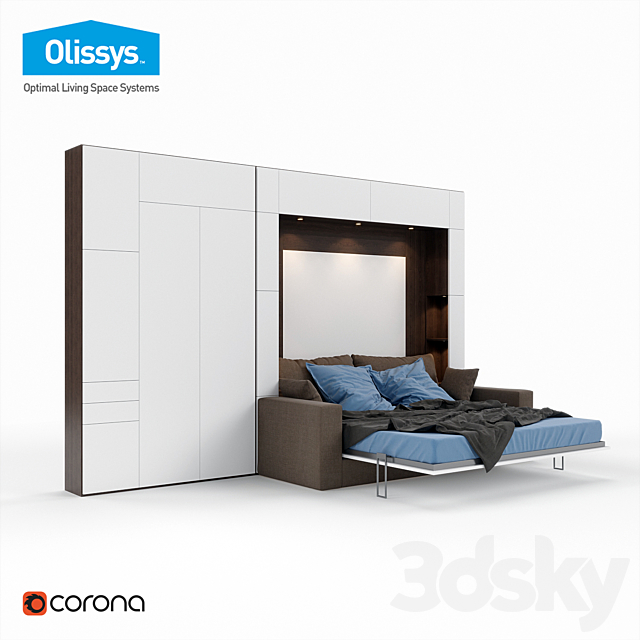 Bed-transformer from Olissys 3ds Max - thumbnail 1