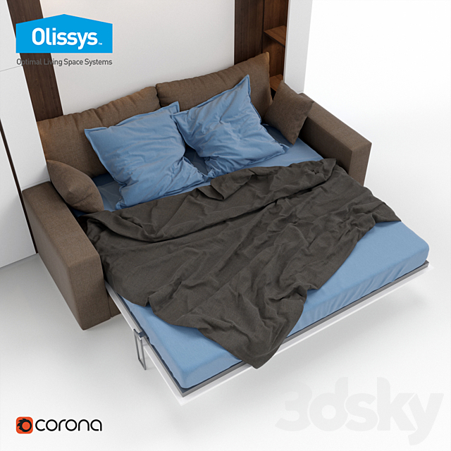 Bed-transformer from Olissys 3ds Max - thumbnail 3