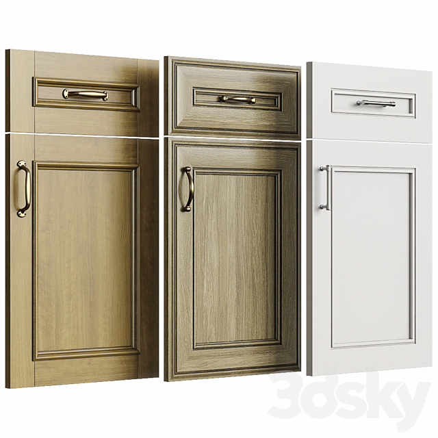 Cabinet doors 2 3ds Max - thumbnail 1