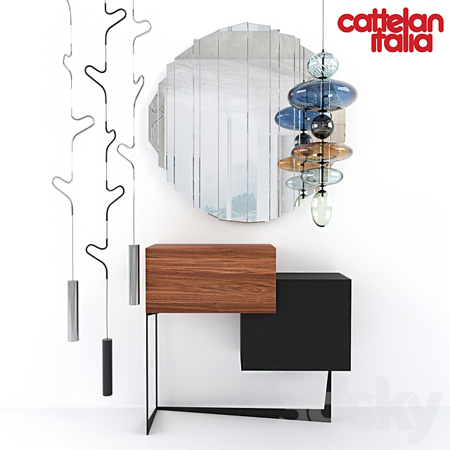 Cattelan Italia set 3ds Max - thumbnail 1