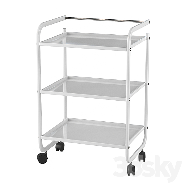 Cosmetic trolley 3ds Max - thumbnail 1