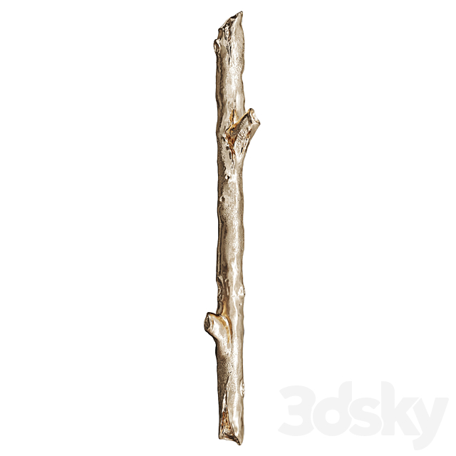 Door Pull  in branch shape 3ds Max - thumbnail 3