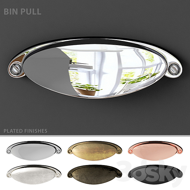 Furniture handle Nanz N 8682 3ds Max - thumbnail 1