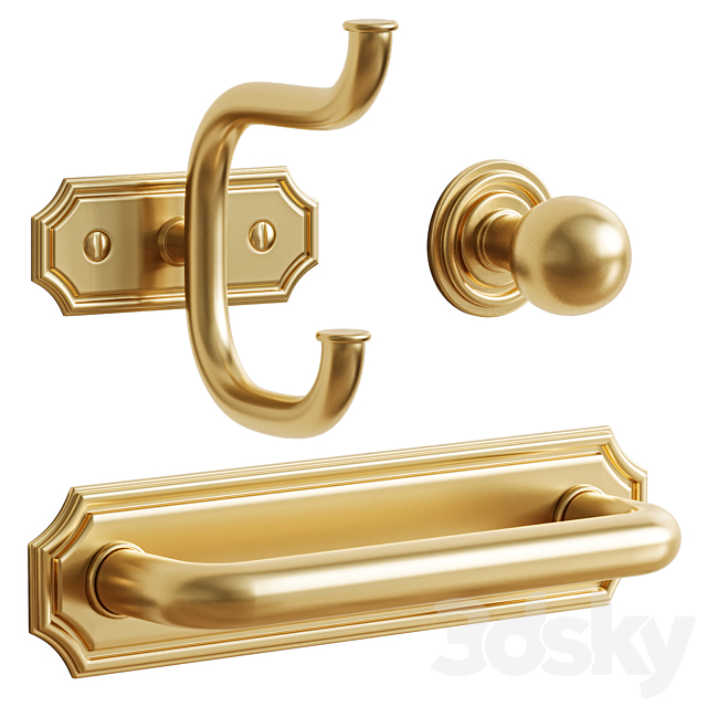 Grace Cabinet Hardware And Hook 3ds Max - thumbnail 1