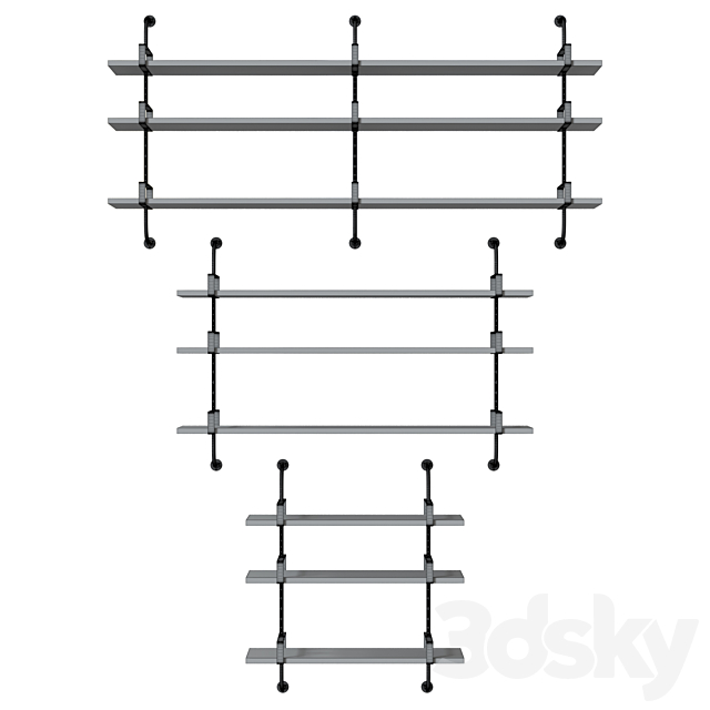 Gubi demon shelf 3ds Max - thumbnail 3