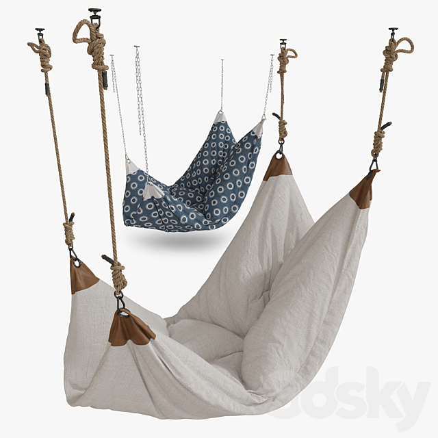 Hanging Chair Hammock 02 3ds Max - thumbnail 1