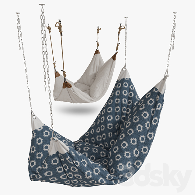 Hanging Chair Hammock 02 3ds Max - thumbnail 2