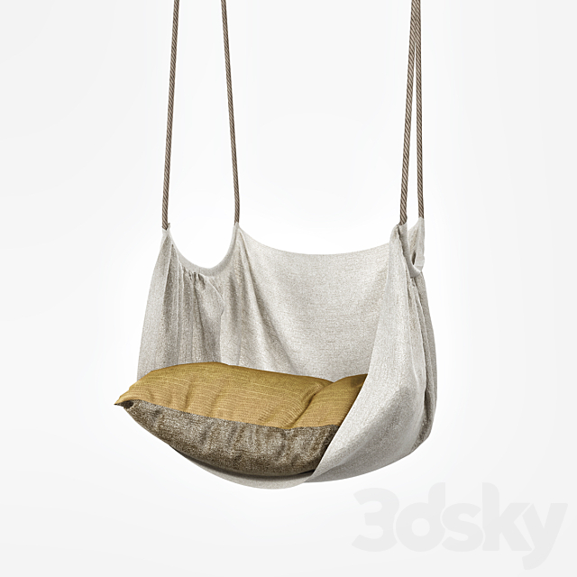 Hanging chair Hammock 3ds Max - thumbnail 1