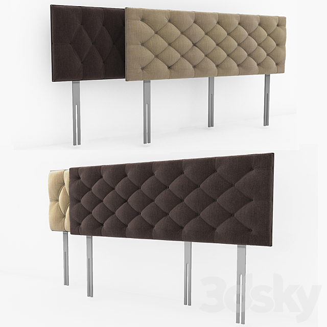 Headboard Bed 3ds Max - thumbnail 1