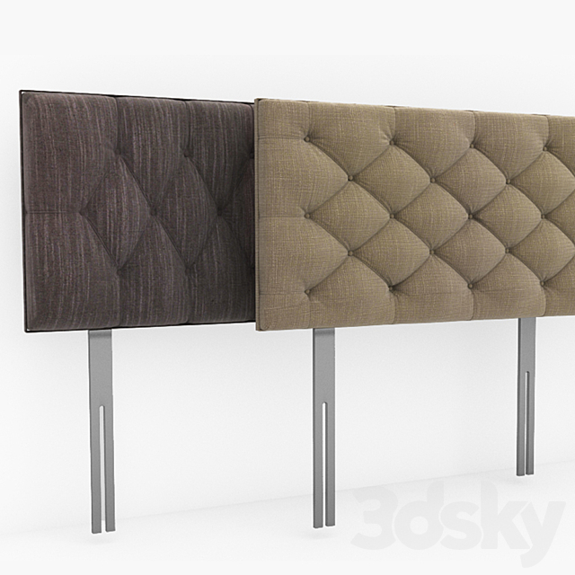 Headboard Bed 3ds Max - thumbnail 2