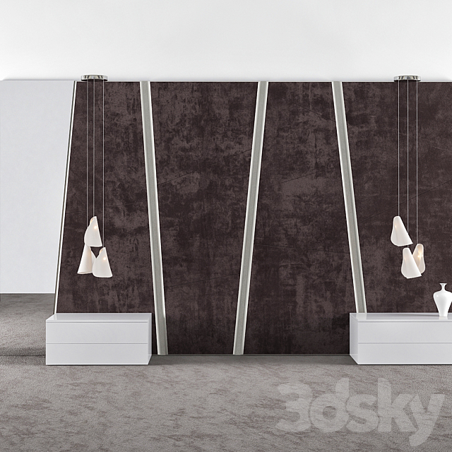 Headboard №1 3ds Max - thumbnail 1