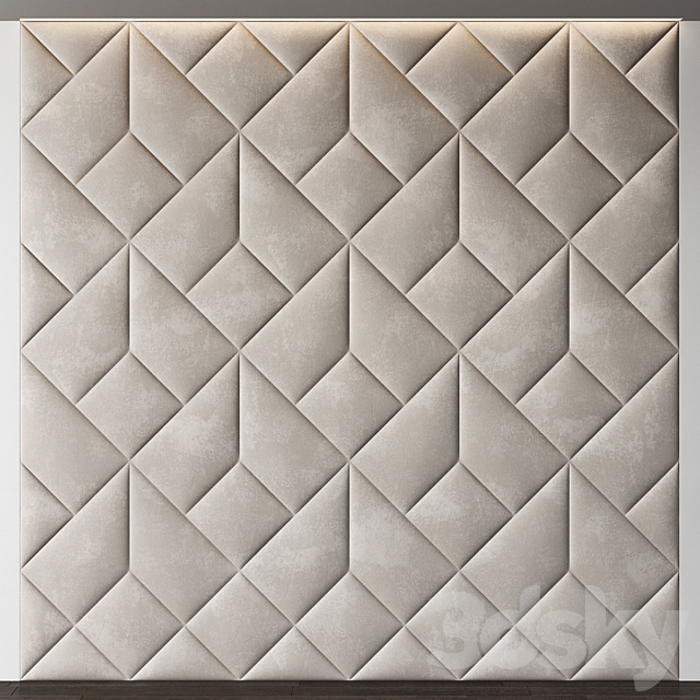 Headboard Premium PRO No. 75 3ds Max - thumbnail 1