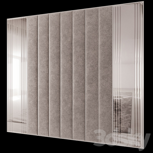 Headboard. Wall Panel_01 3ds Max - thumbnail 1