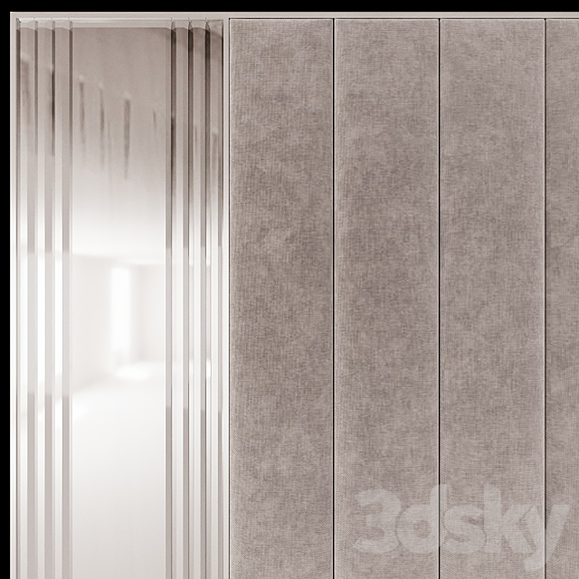 Headboard. Wall Panel_01 3ds Max - thumbnail 2