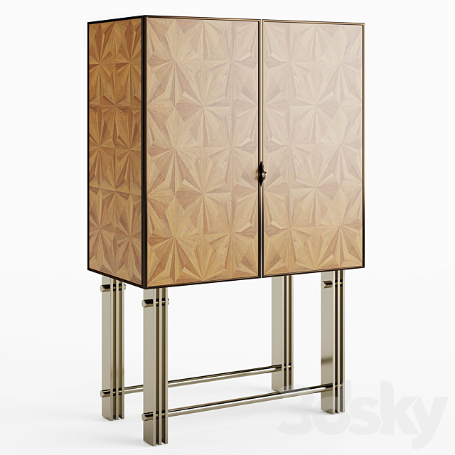 Inedito Asnaghi Vivara Bar cabinet 3ds Max - thumbnail 2