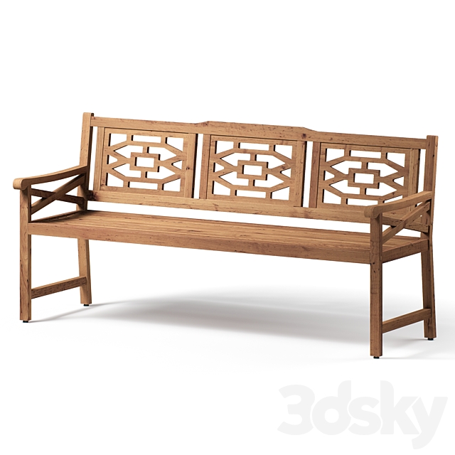 OVE Malay Bench 72 3ds Max - thumbnail 1