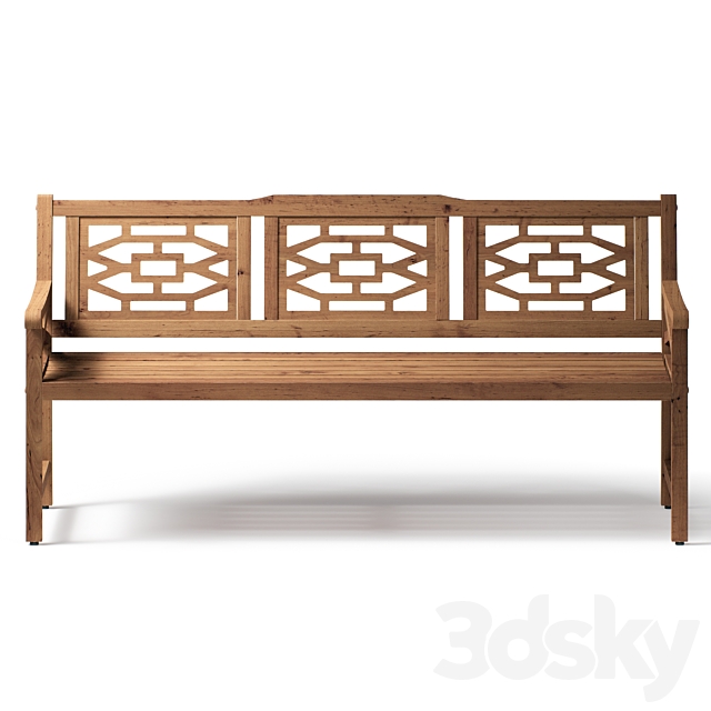 OVE Malay Bench 72 3ds Max - thumbnail 3