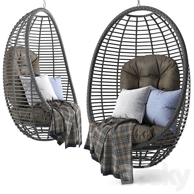 Panama Jack Hanging Chair 3ds Max - thumbnail 2