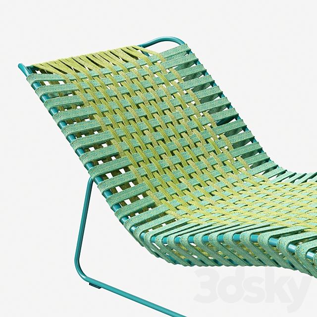 Paola Lenti Telar chaise longue 3ds Max - thumbnail 2