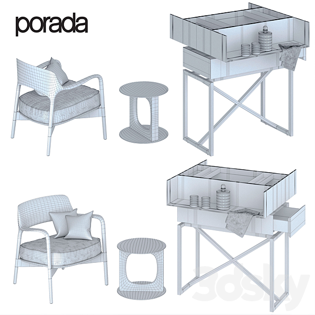 Porada Set 3ds Max - thumbnail 2