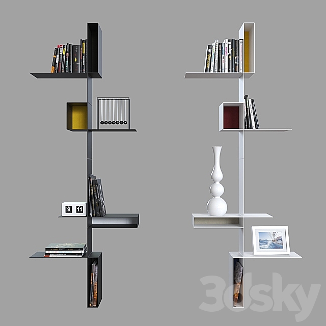 Shelves MDF Italia Randomissimo. 3ds Max - thumbnail 1