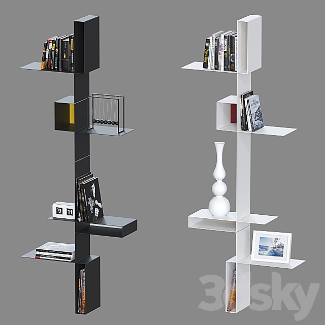 Shelves MDF Italia Randomissimo. 3ds Max - thumbnail 2