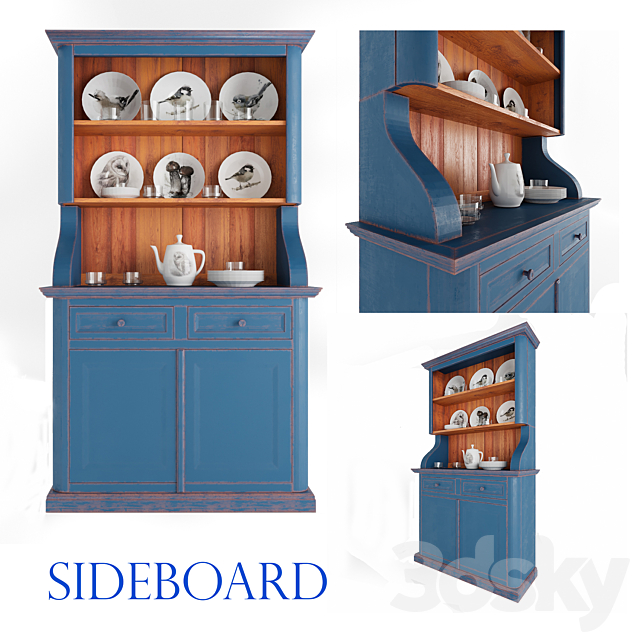 Sideboard 3ds Max - thumbnail 1