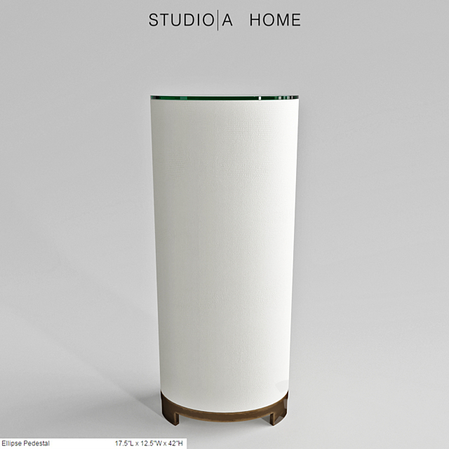 STUDIO IA HOME Ellipse Pedestal 3ds Max - thumbnail 1