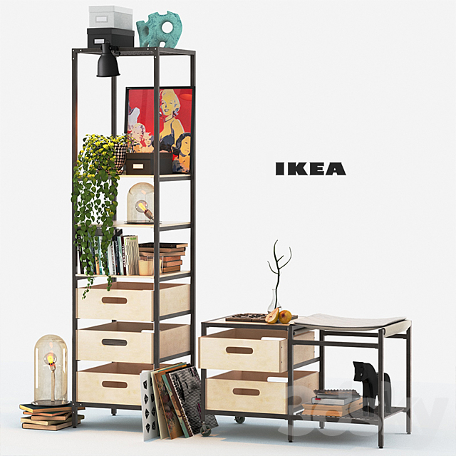 VEBERÖD Ikea 3ds Max - thumbnail 1