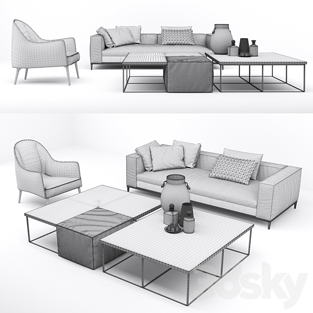 Vittoria Frigerio set 3ds Max - thumbnail 3