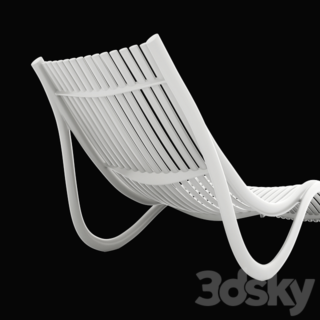 Vondom Ibiza Sun Lounger by Eugeni Quitllet 3ds Max - thumbnail 2