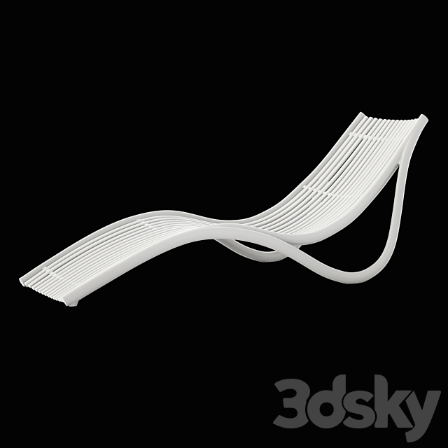 Vondom Ibiza Sun Lounger by Eugeni Quitllet 3ds Max - thumbnail 3