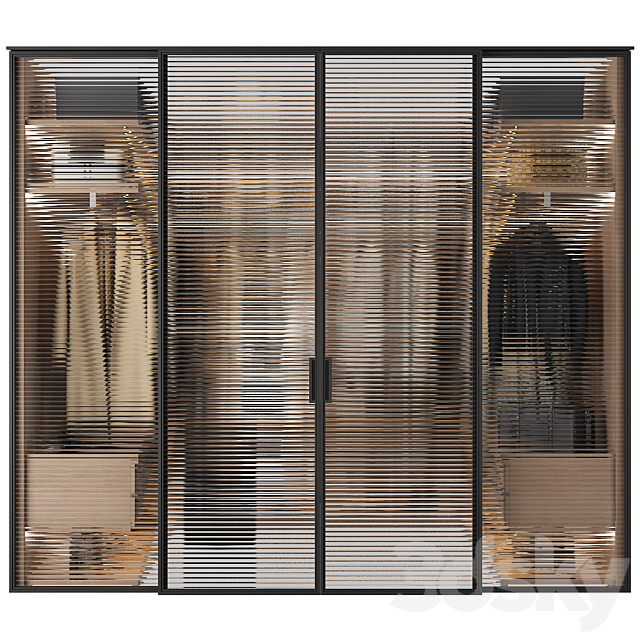 Walk-in Closet 98 part 2 3ds Max - thumbnail 3