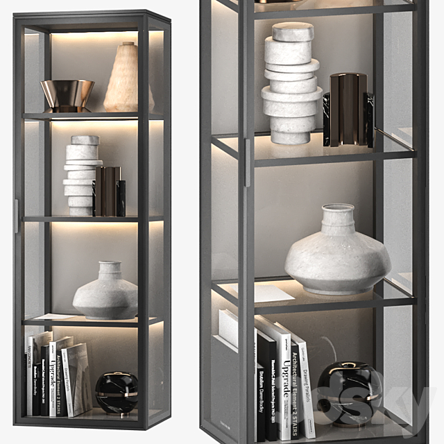 Wall cabinet Alambra Rimadesio N2 3ds Max - thumbnail 1