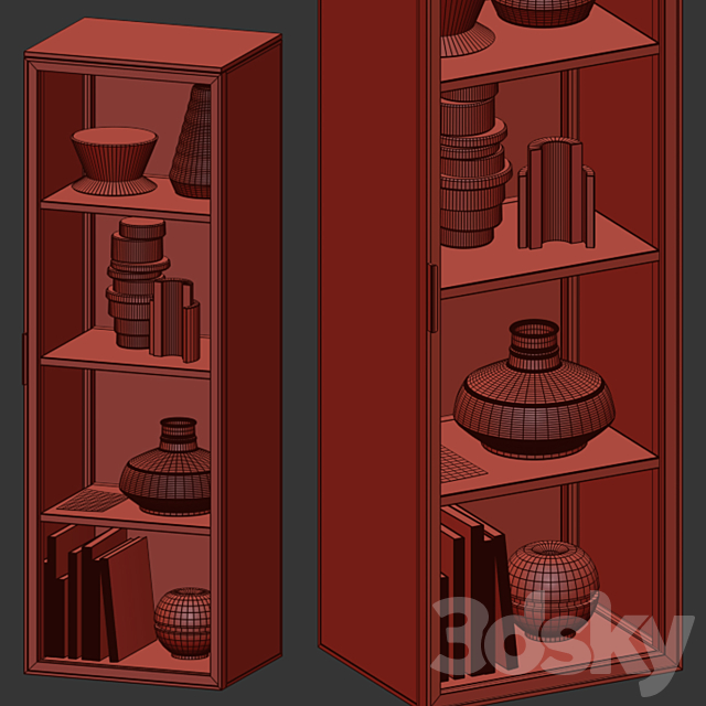 Wall cabinet Alambra Rimadesio N2 3ds Max - thumbnail 2