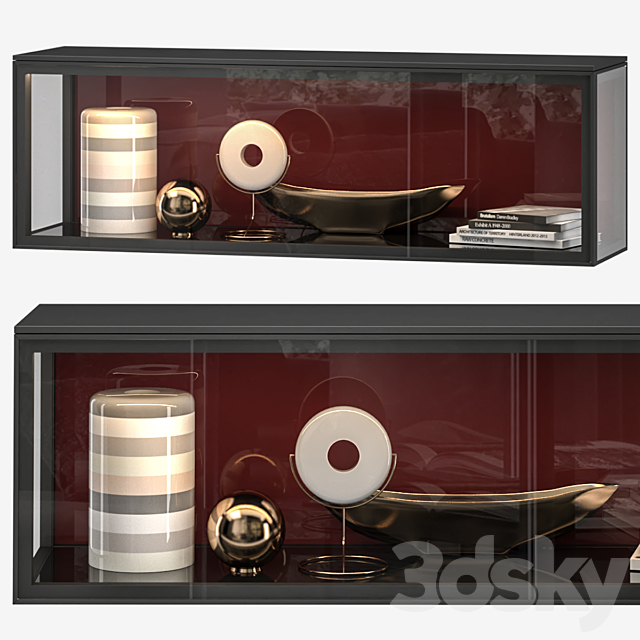 Wall cabinet Alambra Rimadesio N3 3ds Max - thumbnail 1