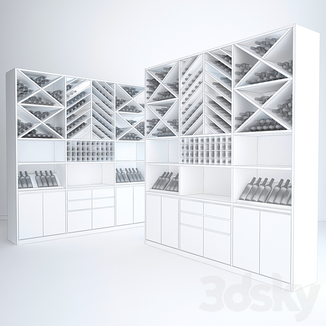 Wine Station 3ds Max - thumbnail 2