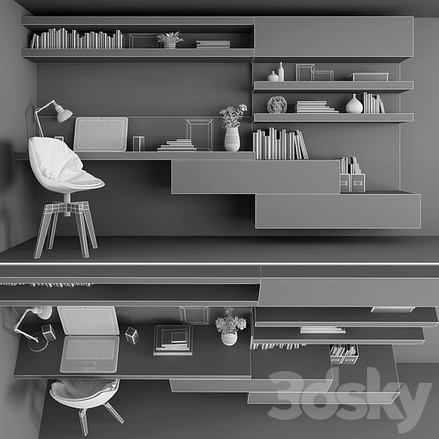 Workzone set 043 3ds Max - thumbnail 3