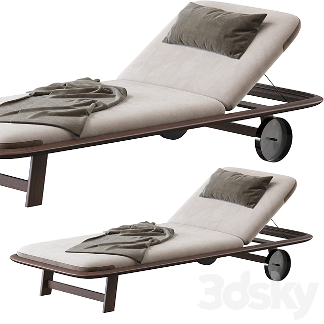 10th Tellaro Sun Lounger by Exteta 3DS Max Model - thumbnail 2