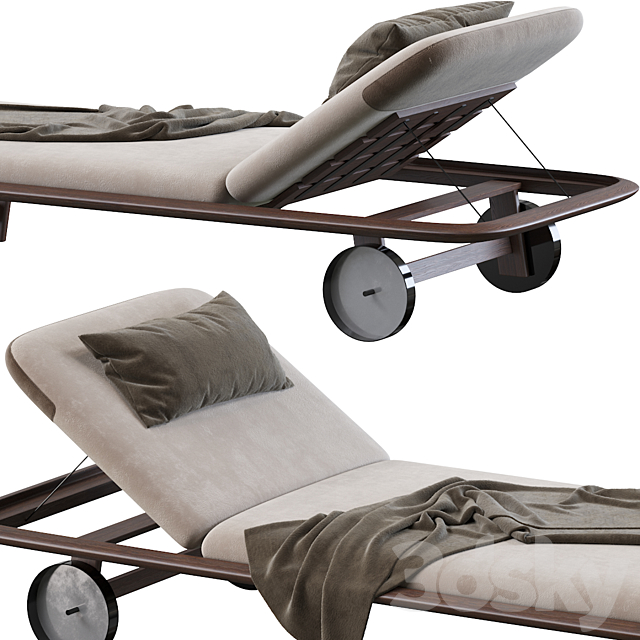 10th Tellaro Sun Lounger by Exteta 3DS Max Model - thumbnail 3