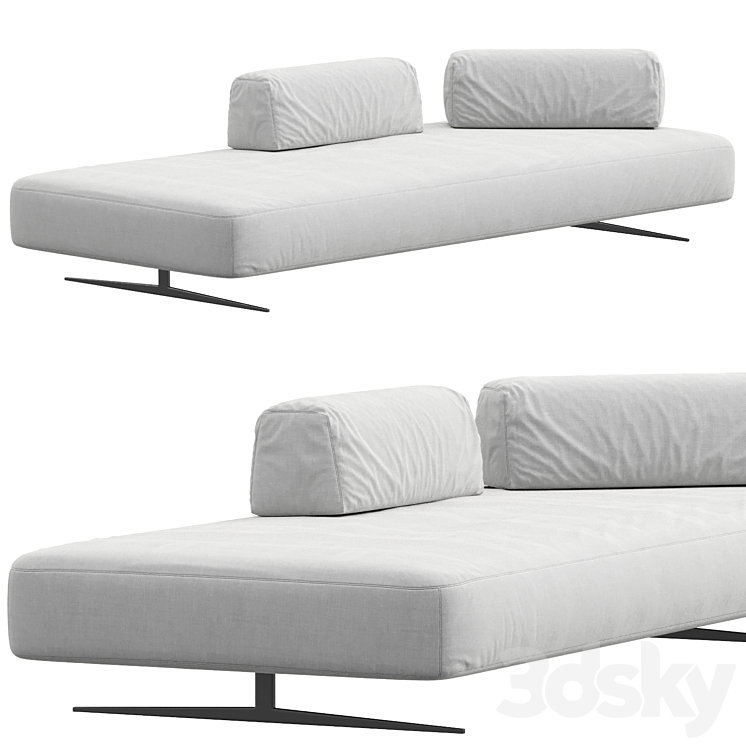 1917 sofa By Lago design 3DS Max Model - thumbnail 1