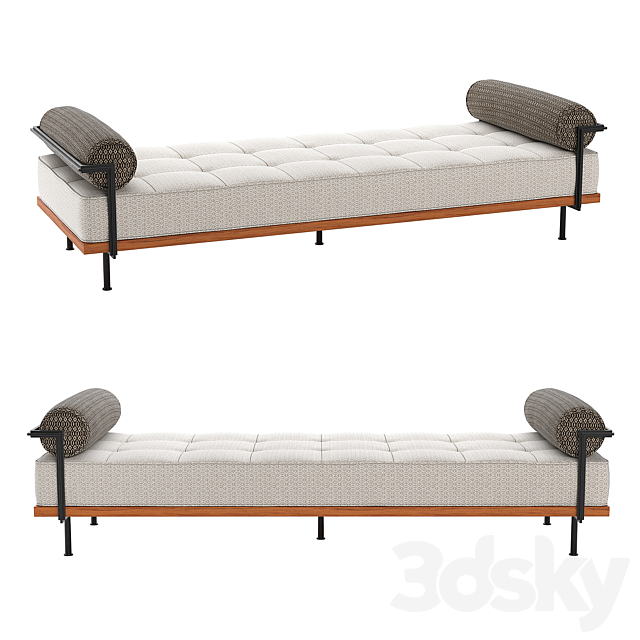 1st Dibs Bespoke Double Daybed P Tendercool 3DSMax File - thumbnail 1