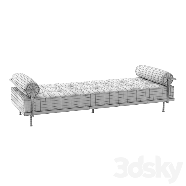 1st Dibs Bespoke Double Daybed P Tendercool 3DSMax File - thumbnail 2