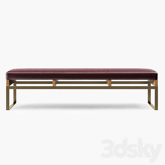 1stdibs Maxim Bench 3DSMax File - thumbnail 3