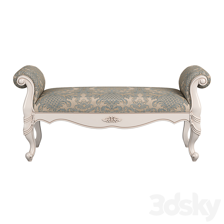 230_Carpenter_Bed_bench_1430x518x645 3DS Max Model - thumbnail 2