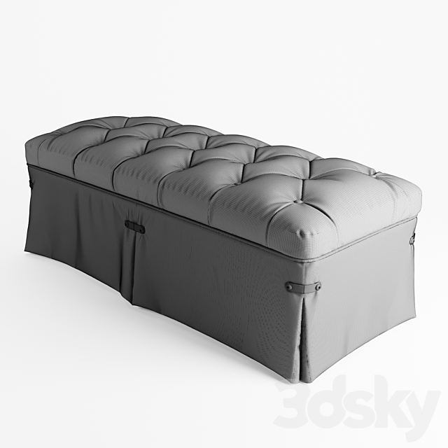 Abbie Storage Bench 3DS Max Model - thumbnail 3